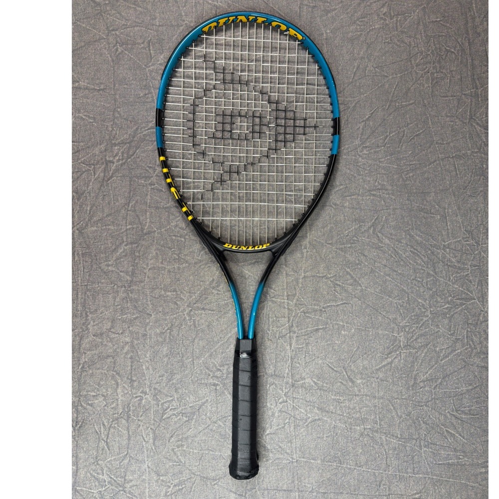Dunlop Tennis Racquet Unisex 4 3/8 Lite Ti 108 Black Teal Titanium Alloy